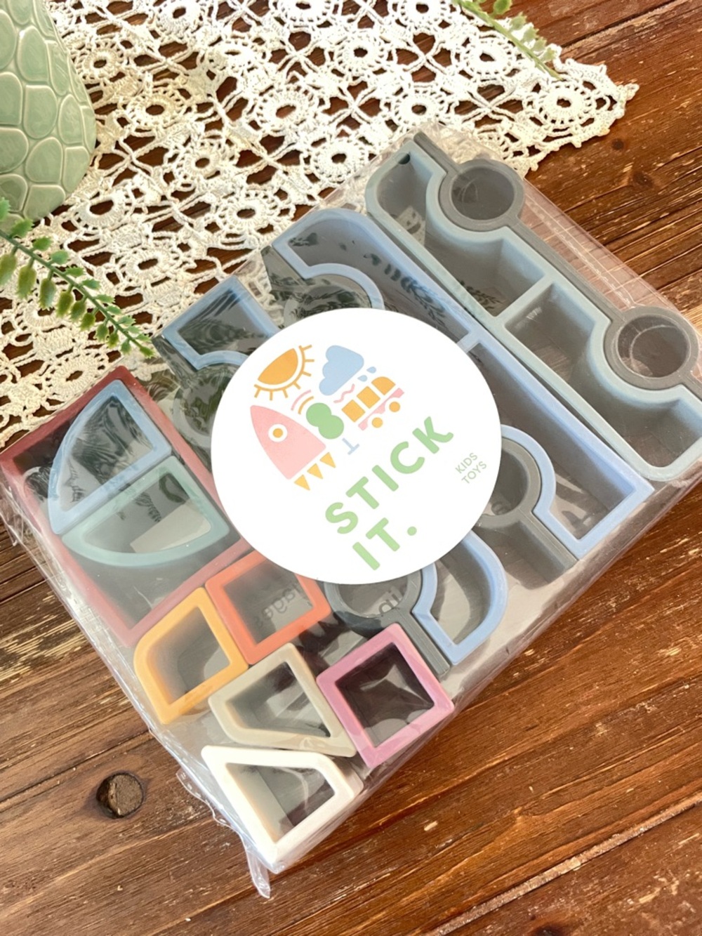 Stick It. Silicone building blocks trucks and cars  - Kids Toy